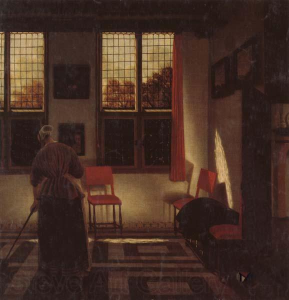 Pieter Janssens Elinga A Dutch Interior Norge oil painting art